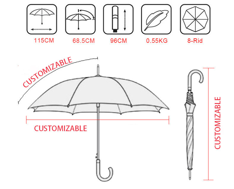 premium golf umbrella