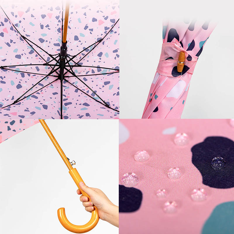auto open dots umbrella