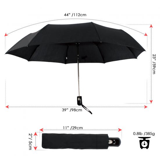  38.5in 3-facher automatischer offener Regenschirm