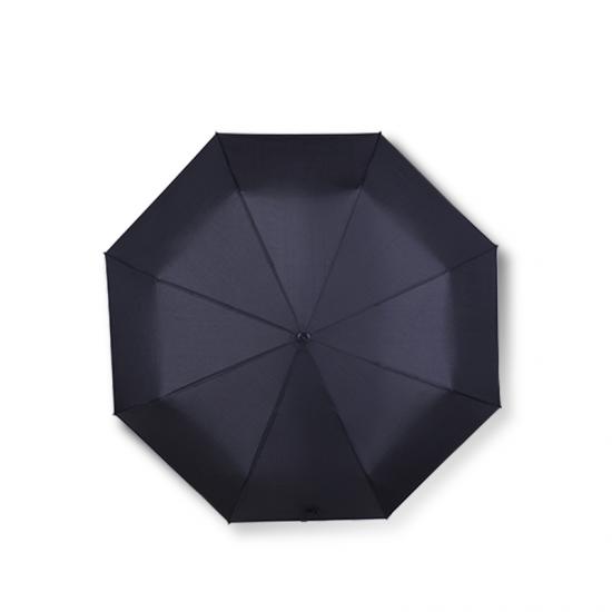 schwarz winddicht Automatischer Klappreisschirm-Regenschirm