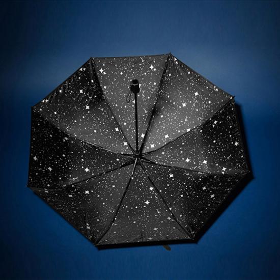 Outdoor-Reisen-Folding-Sun-Regenschirm mit Sternenhimmel-Druck