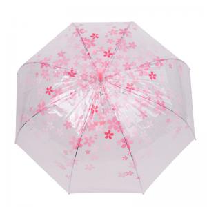 Floral Transparent Umbrella