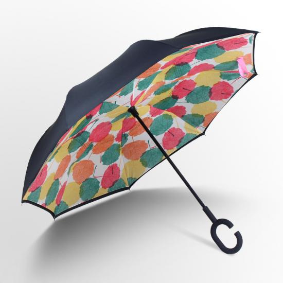 Babykind Jungenmädchen-Karikatur-Reverse-Regenschirm