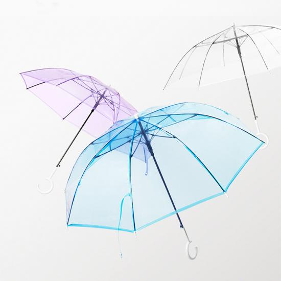 bunter transparenter Poe-Regenschirm