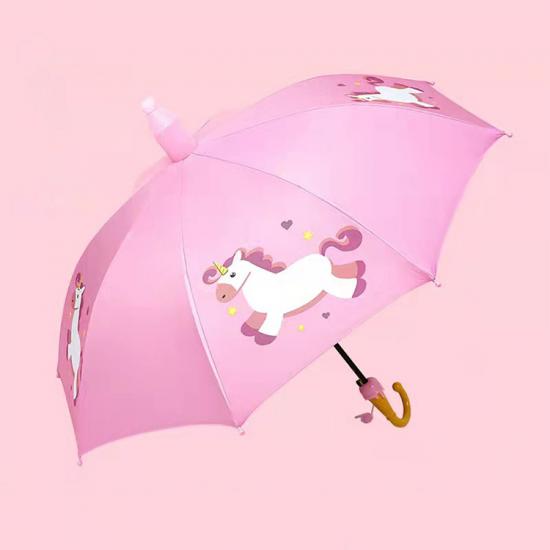 Leichter Kinder niedlicher Cartoon-Muster-Regenschirm