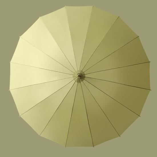 Regenschirm mit langem Griff, weiblicher bedruckter LOGO-Werbeschirm