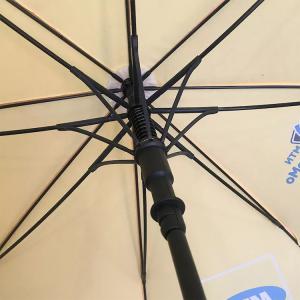 Druck kundengebundener Werbungs-Golf-Regenschirm-einlagiger gerader fördernder Regenschirm
