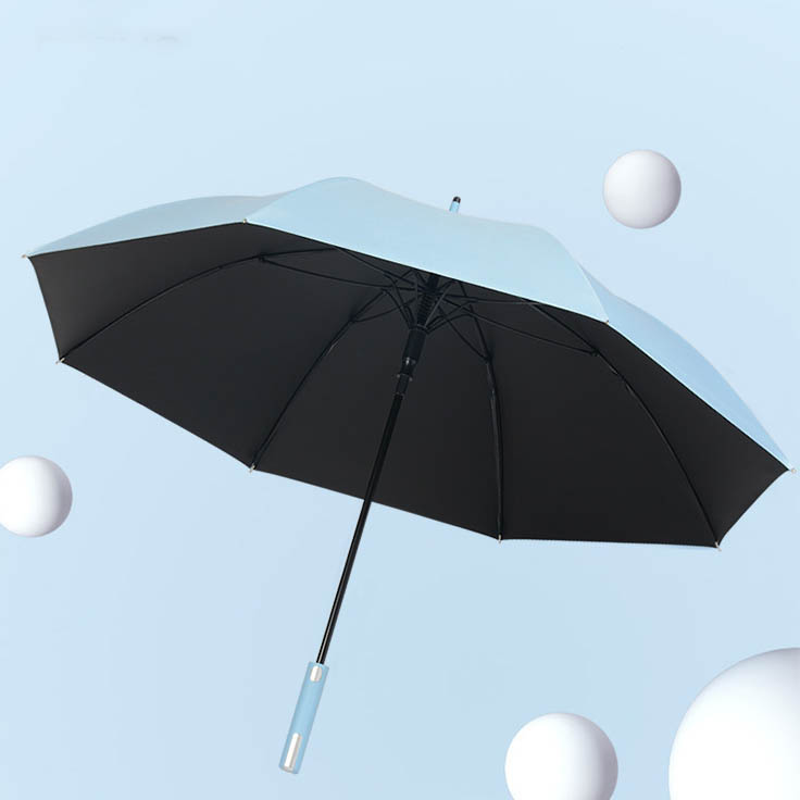 Kundenspezifischer Regenschirm-Entwurfs-großer langer Handgriff-Golf-Regenschirm-Werbungs-Regenschirm
